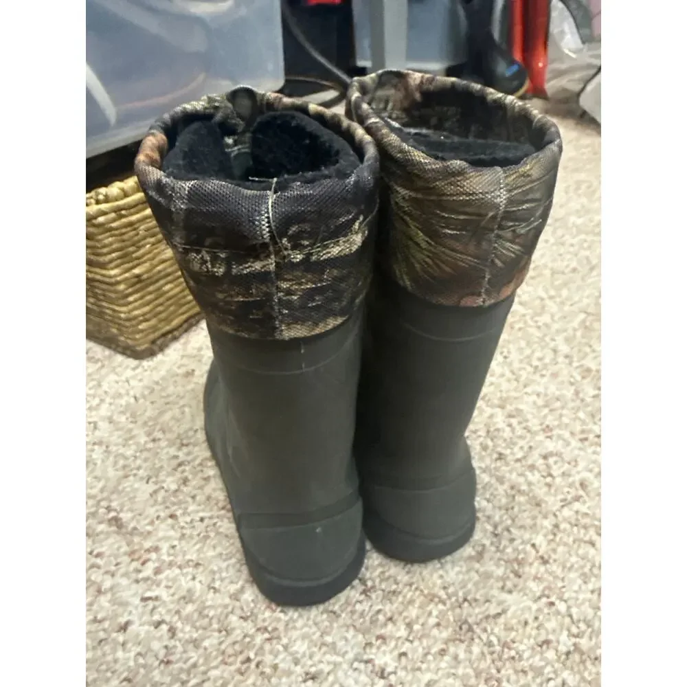 Kamik Camo Winter Snow Boots Kids Size 1 Boys Waterproof Insulated Hunting